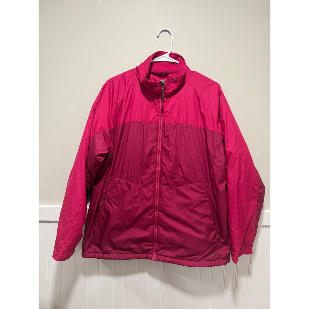 Cabela's Winter Jacket Coat Pink Outdoor Insulated Women Size XL